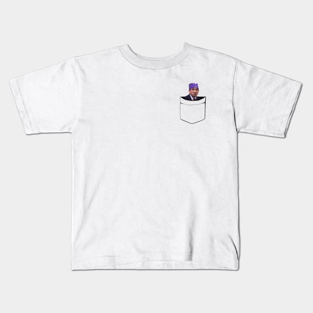 Prison Mike Scott Steve Carell Funny Pocket T-shirt Kids T-Shirt by daviujin